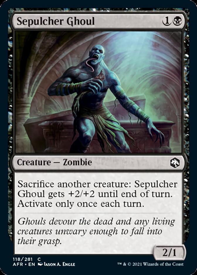 Sepulcher Ghoul [Dungeons & Dragons: Adventures in the Forgotten Realms] | Card Citadel