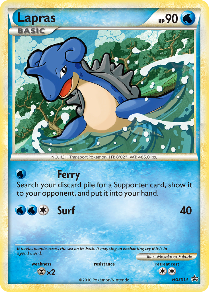 Lapras (HGSS14) [HeartGold & SoulSilver: Black Star Promos] | Card Citadel