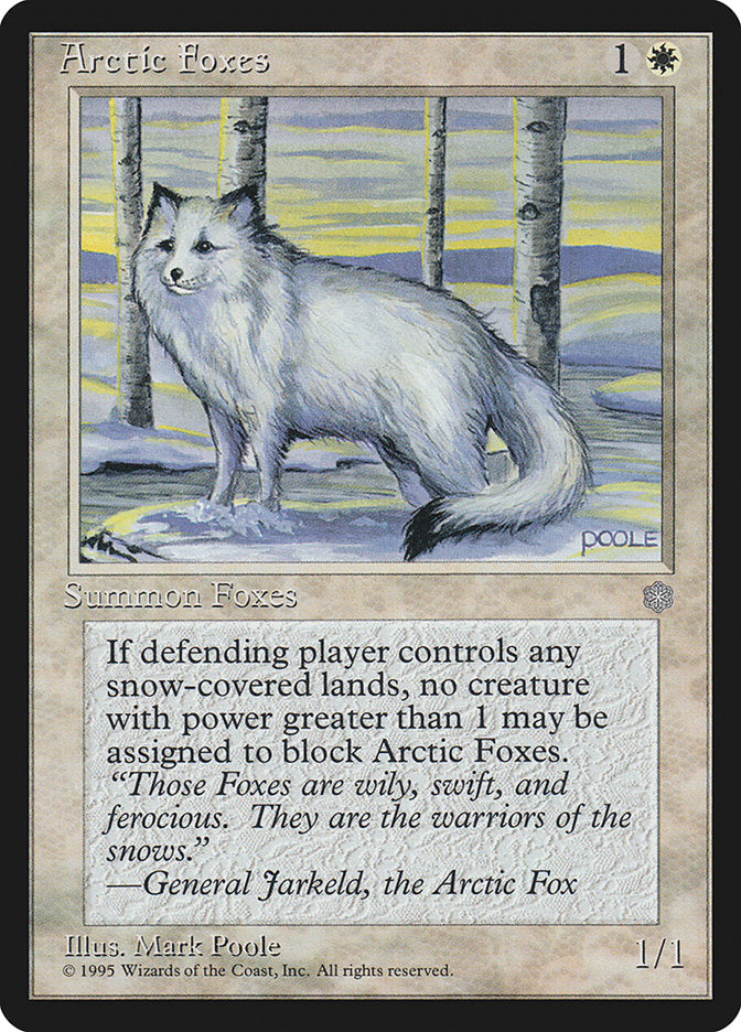 Arctic Foxes [Ice Age] | Card Citadel