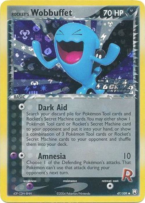 Rocket's Wobbuffet (47/109) (Stamped) [EX: Team Rocket Returns] | Card Citadel