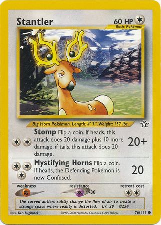 Stantler (76/111) [Neo Genesis Unlimited] | Card Citadel