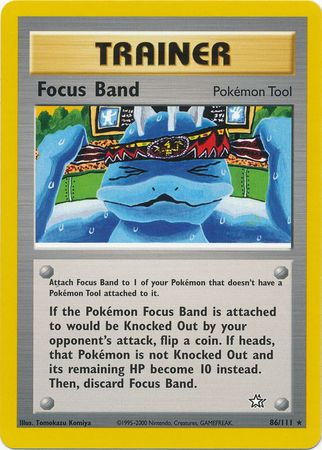 Focus Band (86/111) [Neo Genesis Unlimited] | Card Citadel