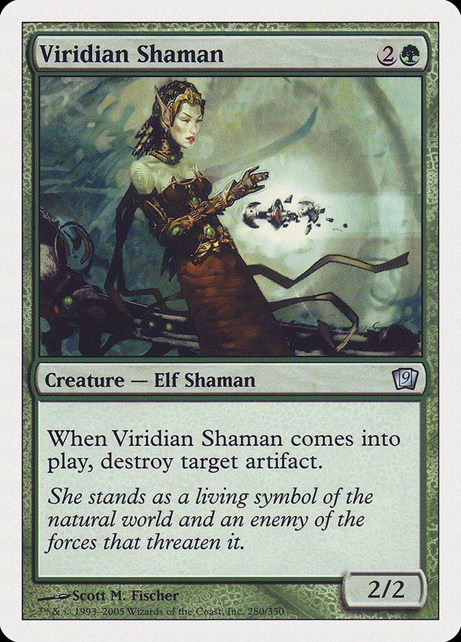 Viridian Shaman [Ninth Edition] | Card Citadel