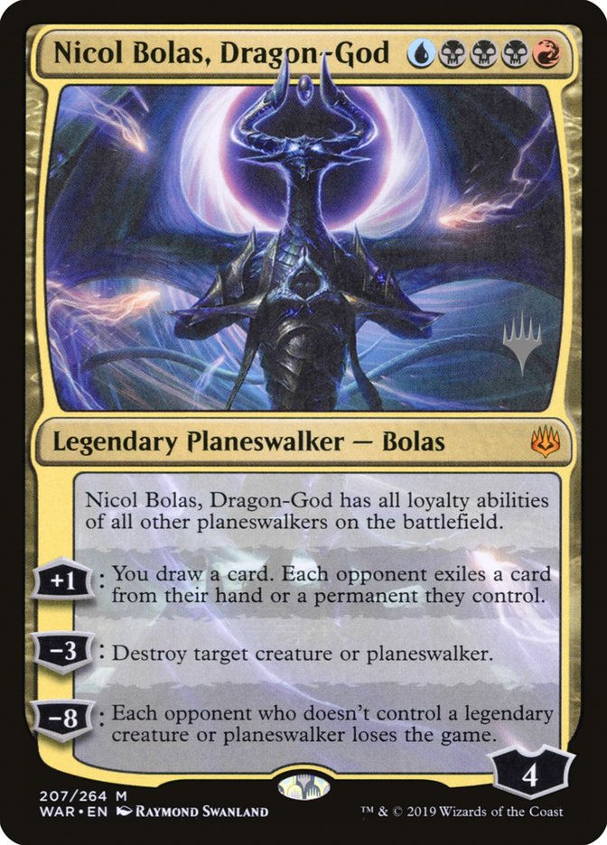 Nicol Bolas, Dragon-God [War of the Spark Promos] | Card Citadel