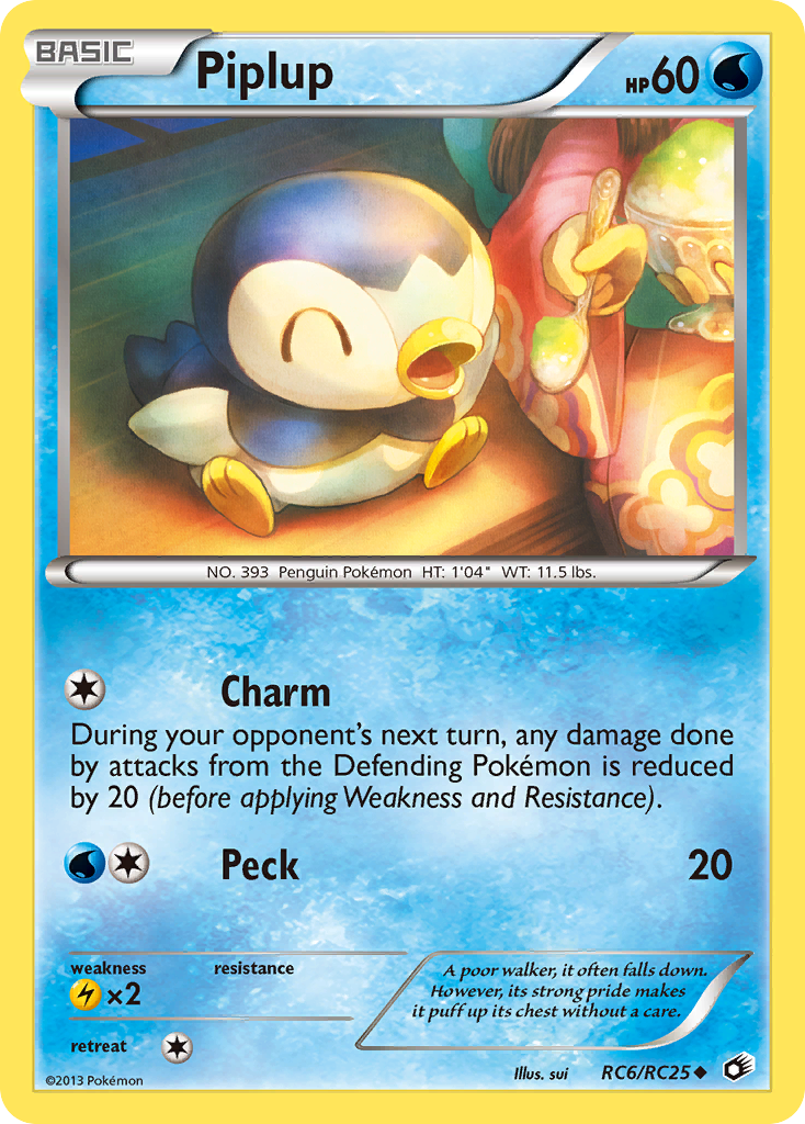 Piplup (RC6/RC25) [Black & White: Legendary Treasures] | Card Citadel