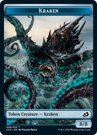 Kraken // Human Soldier (005) Double-sided Token [Ikoria: Lair of Behemoths Tokens] | Card Citadel