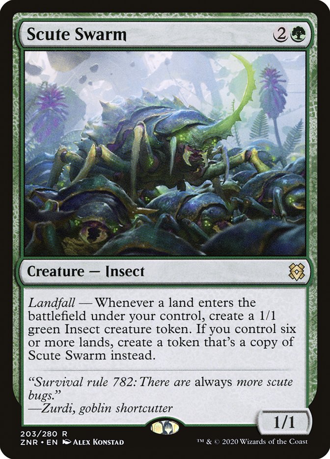 Scute Swarm [Zendikar Rising] | Card Citadel
