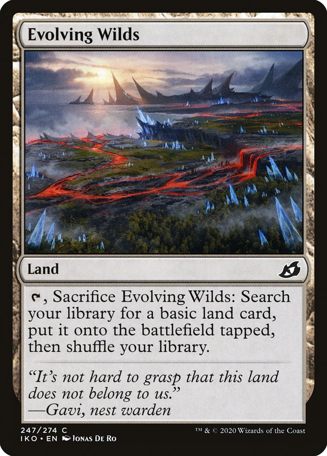 Evolving Wilds [Ikoria: Lair of Behemoths] | Card Citadel