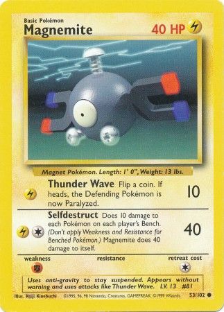 Magnemite (53/102) [Base Set Unlimited] | Card Citadel