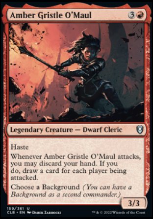 Amber Gristle O'Maul [Commander Legends: Battle for Baldur's Gate] | Card Citadel