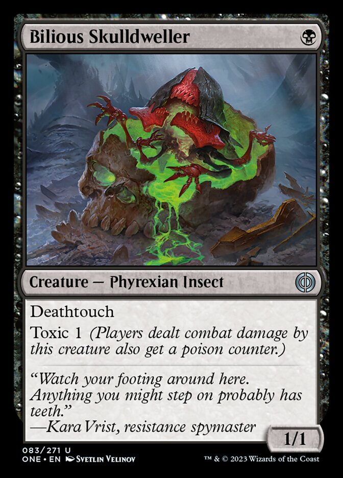 Bilious Skulldweller [Phyrexia: All Will Be One] | Card Citadel