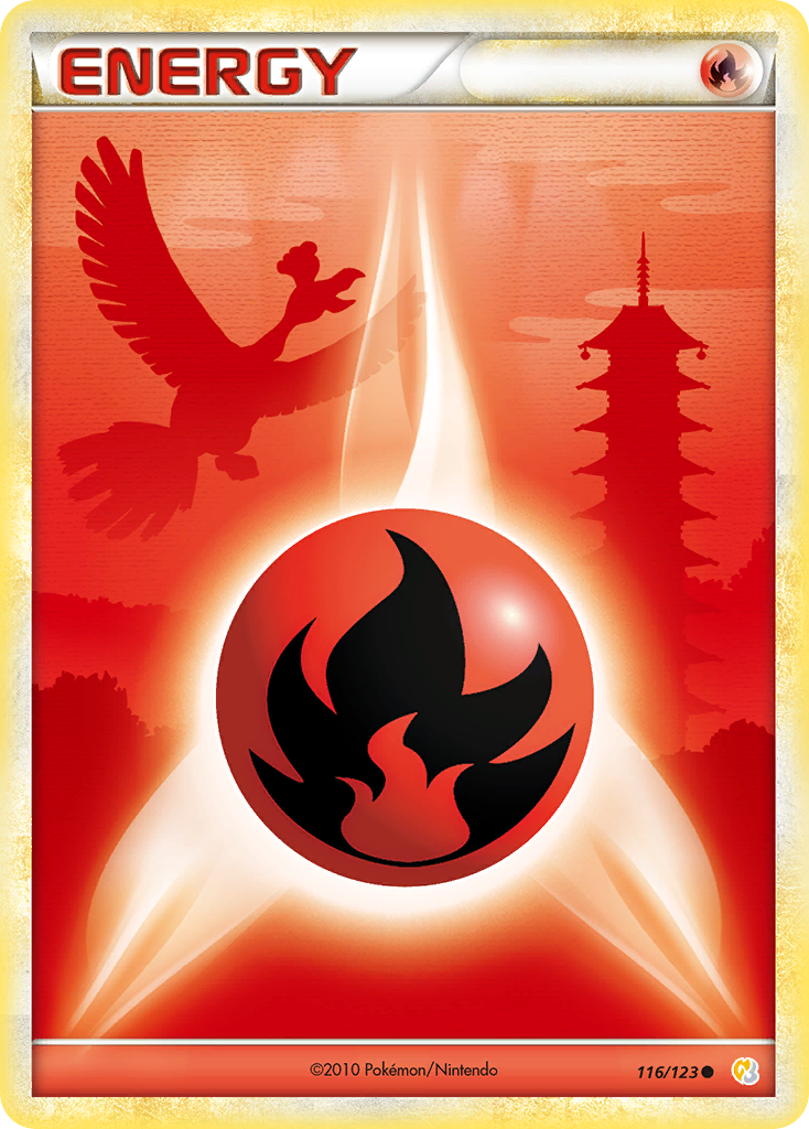 Fire Energy (116/123) [HeartGold & SoulSilver: Base Set] | Card Citadel