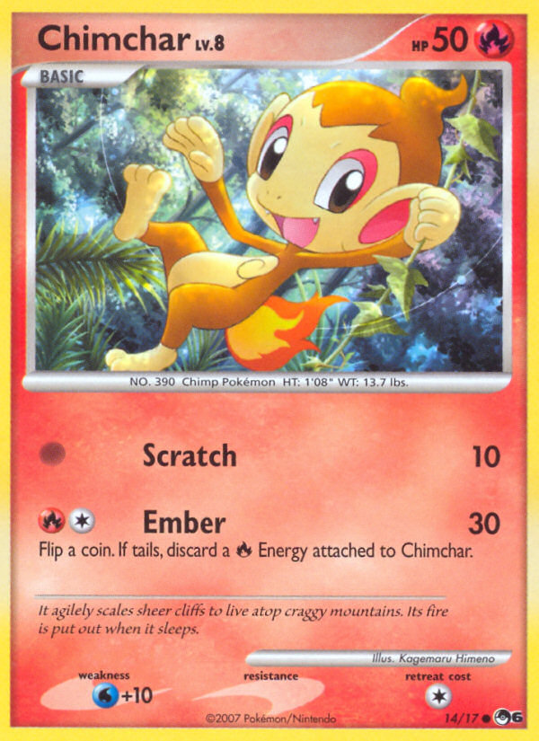Chimchar (14/17) [POP Series 6] | Card Citadel