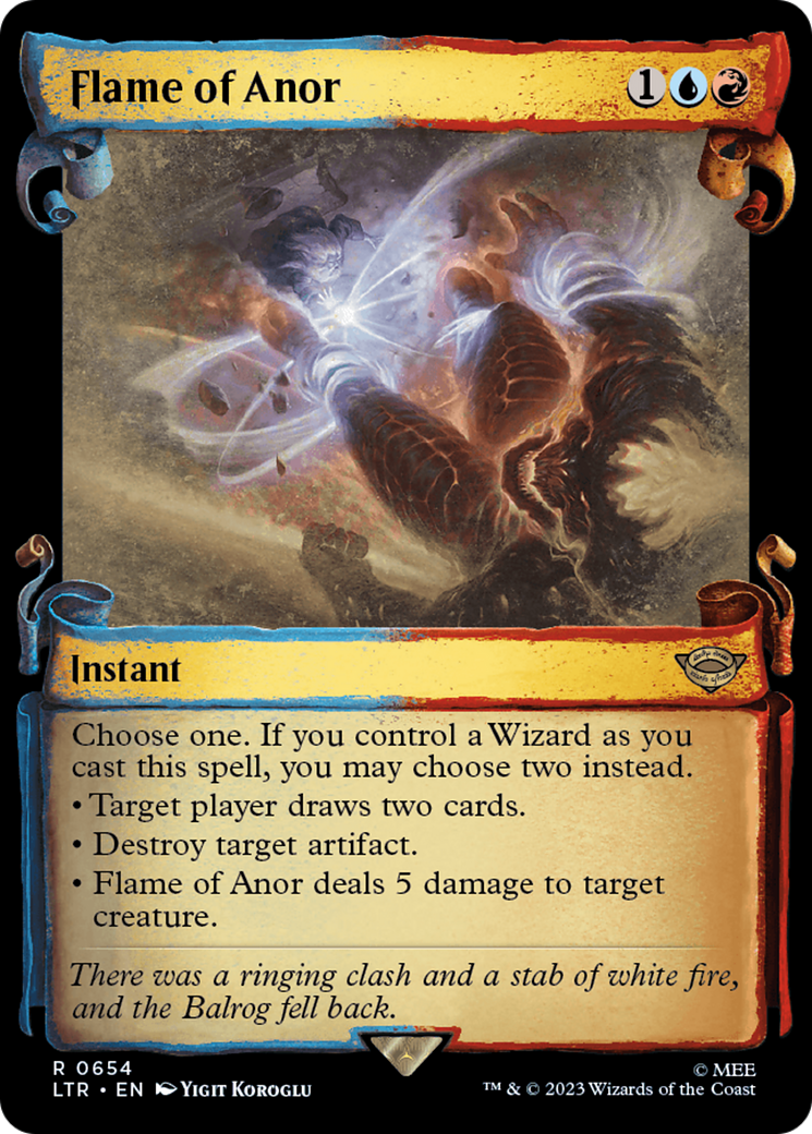 Flame of Anor [The Lord of the Rings: Tales of Middle-Earth Showcase Scrolls] | Card Citadel