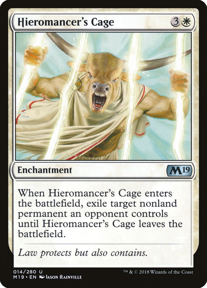 Hieromancer's Cage [Core Set 2019] | Card Citadel