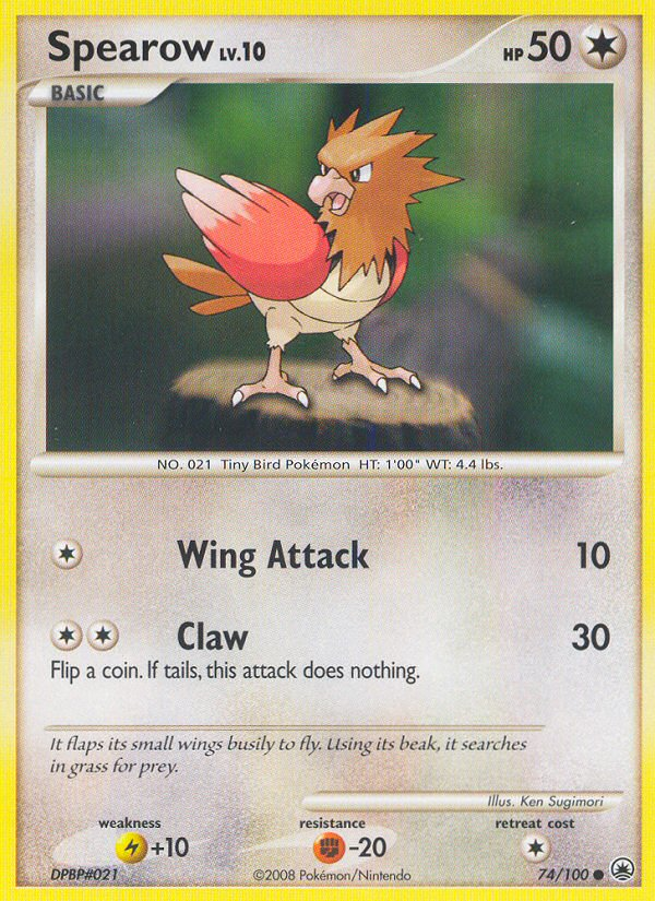 Spearow (74/100) [Diamond & Pearl: Majestic Dawn] | Card Citadel