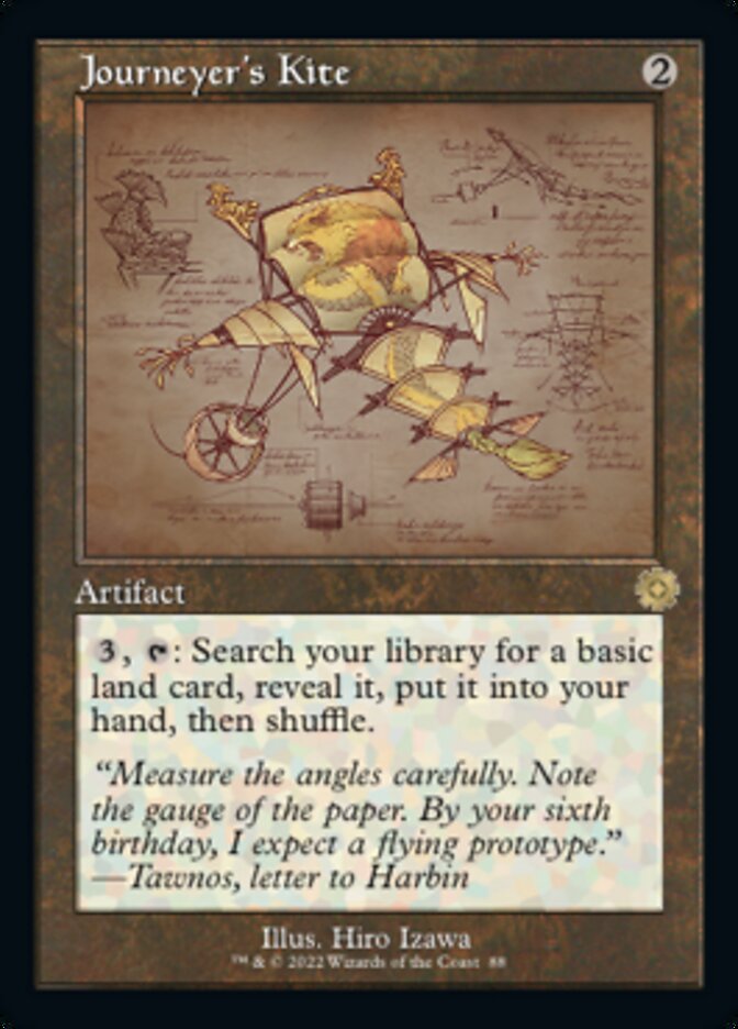 Journeyer's Kite (Retro Schematic) [The Brothers' War Retro Artifacts] | Card Citadel