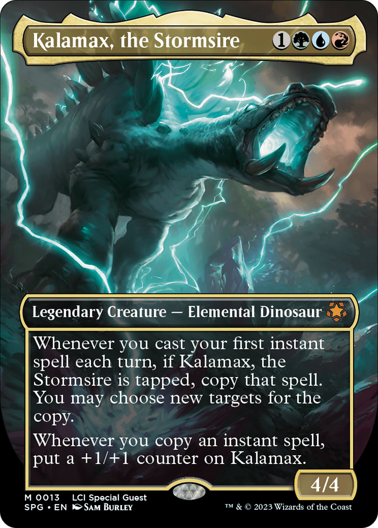 Kalamax, the Stormsire (Borderless) [The Lost Caverns of Ixalan Special Guests] | Card Citadel