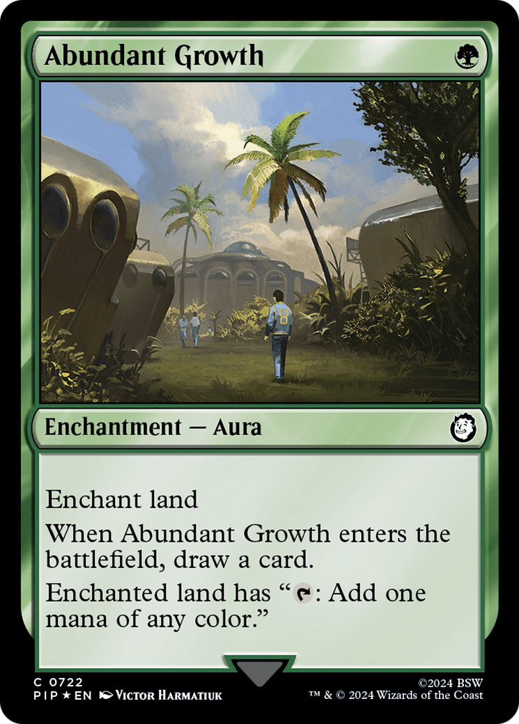 Abundant Growth (Surge Foil) [Fallout] | Card Citadel