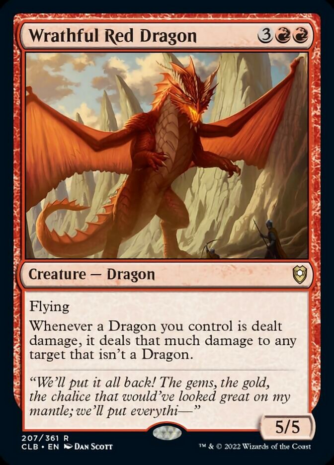 Wrathful Red Dragon [Commander Legends: Battle for Baldur's Gate] | Card Citadel