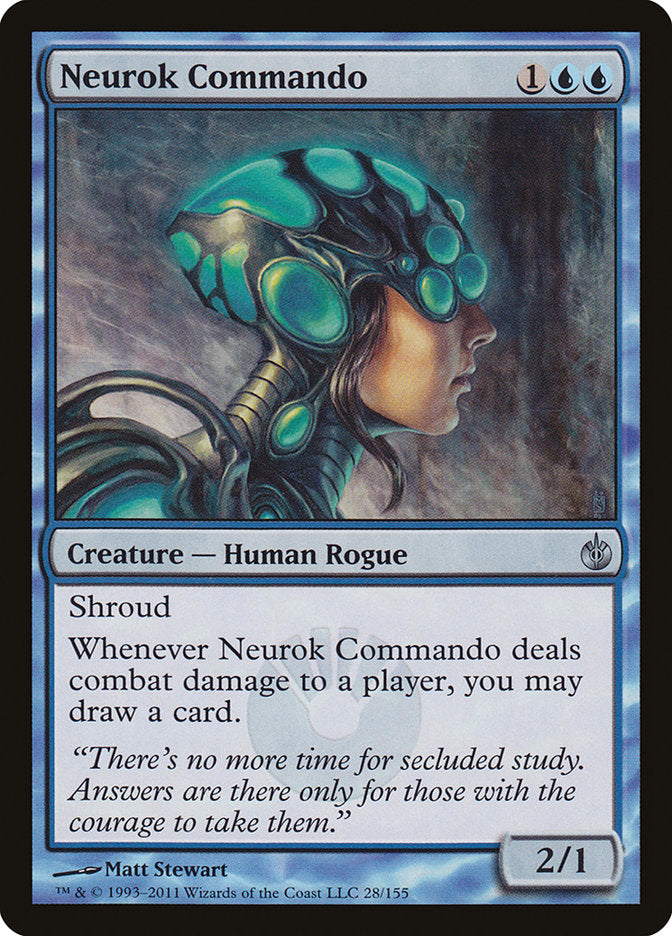 Neurok Commando [Mirrodin Besieged] | Card Citadel