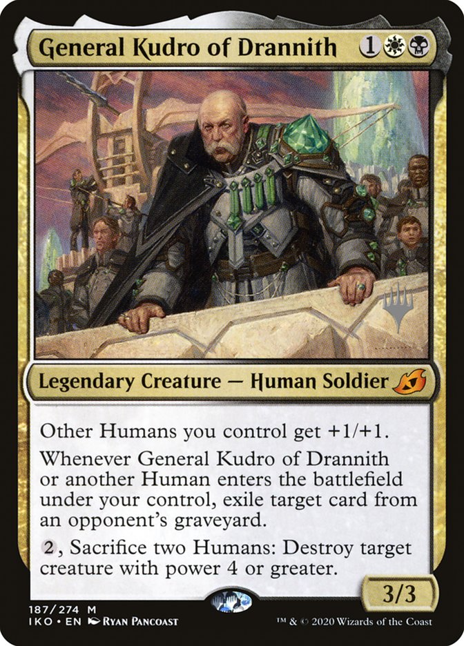General Kudro of Drannith (Promo Pack) [Ikoria: Lair of Behemoths Promos] | Card Citadel