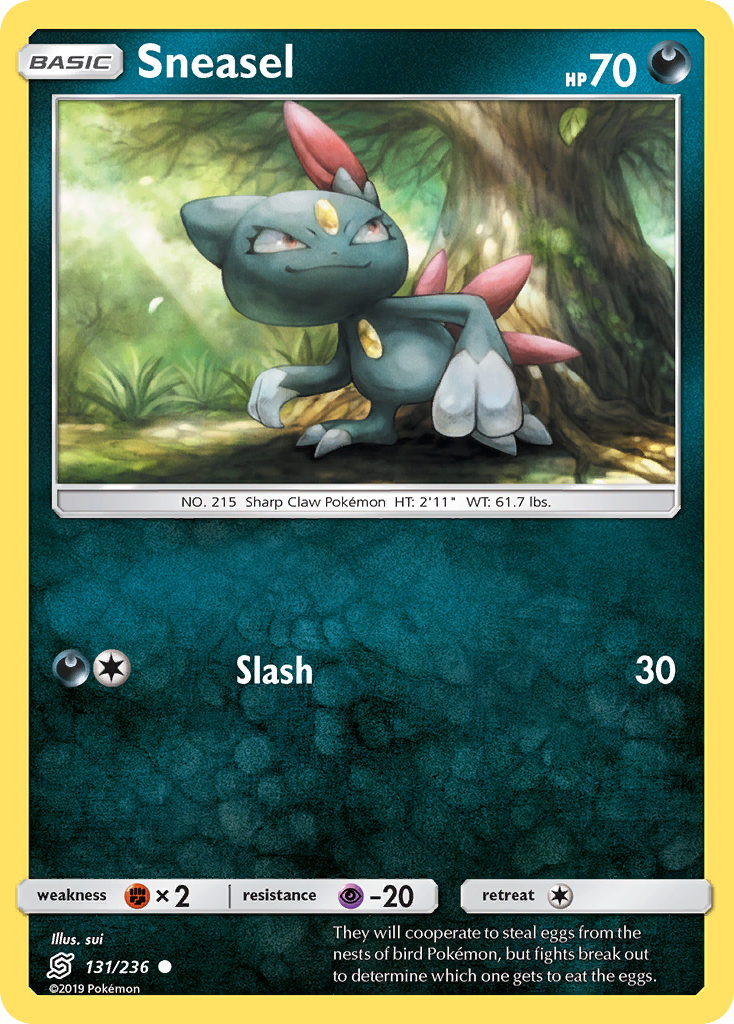 Sneasel (131/236) [Sun & Moon: Unified Minds] | Card Citadel