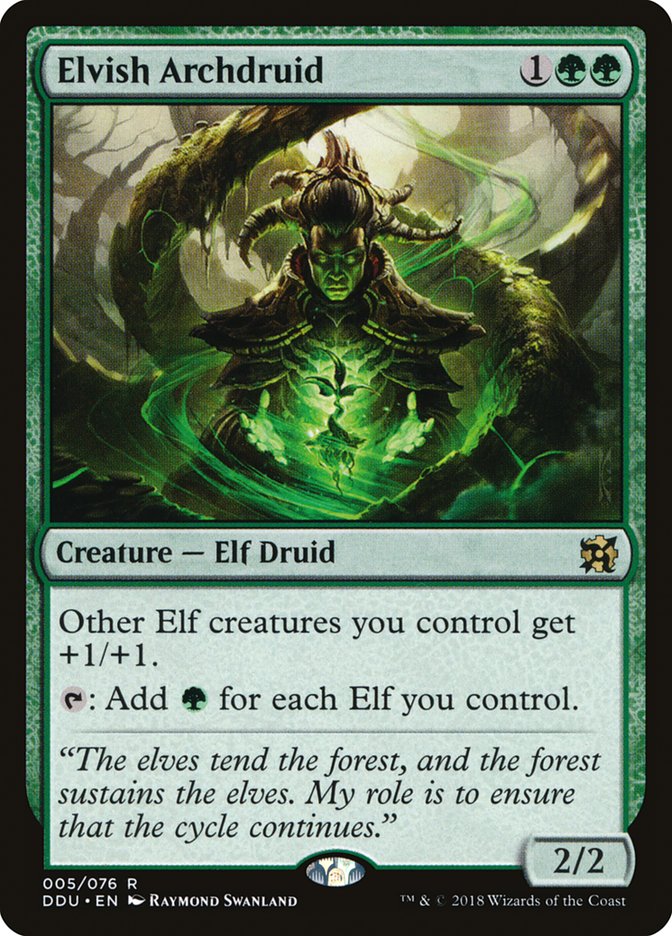 Elvish Archdruid [Duel Decks: Elves vs. Inventors] | Card Citadel