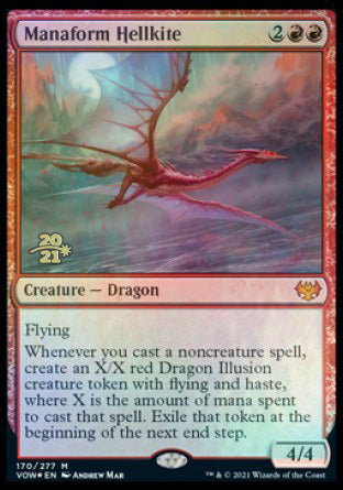 Manaform Hellkite [Innistrad: Crimson Vow Prerelease Promos] | Card Citadel