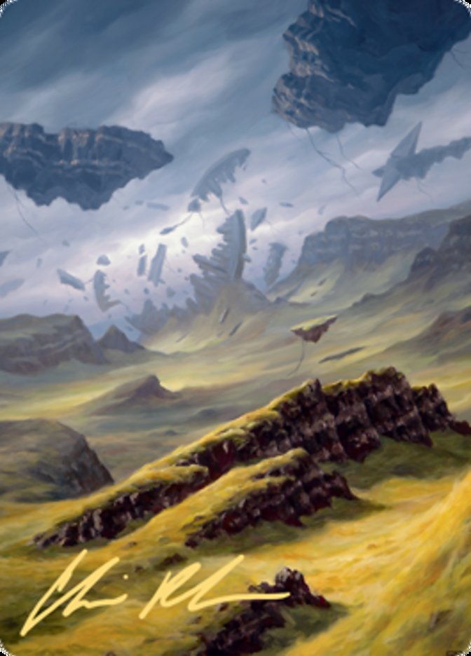 Plains 3 Art Card (Gold-Stamped Signature) [Zendikar Rising Art Series] | Card Citadel