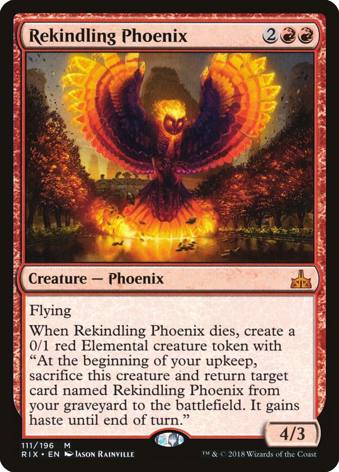 Rekindling Phoenix [Rivals of Ixalan] | Card Citadel