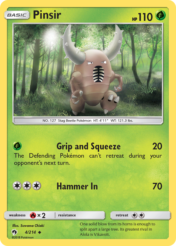 Pinsir (4/214) [Sun & Moon: Lost Thunder] | Card Citadel