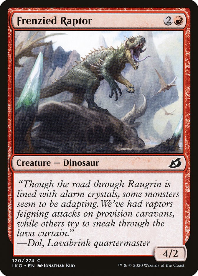 Frenzied Raptor [Ikoria: Lair of Behemoths] | Card Citadel