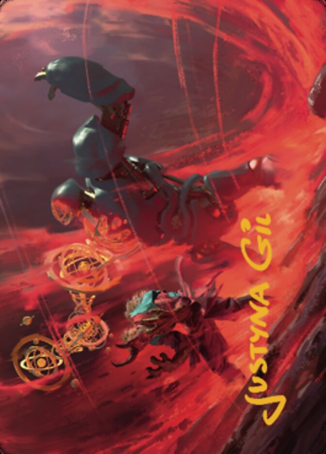 Twinferno Art Card (Gold-Stamped Signature) [Dominaria United Art Series] | Card Citadel