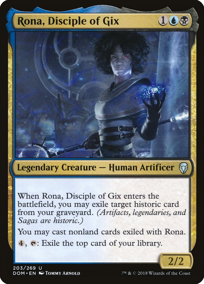 Rona, Disciple of Gix [Dominaria] | Card Citadel