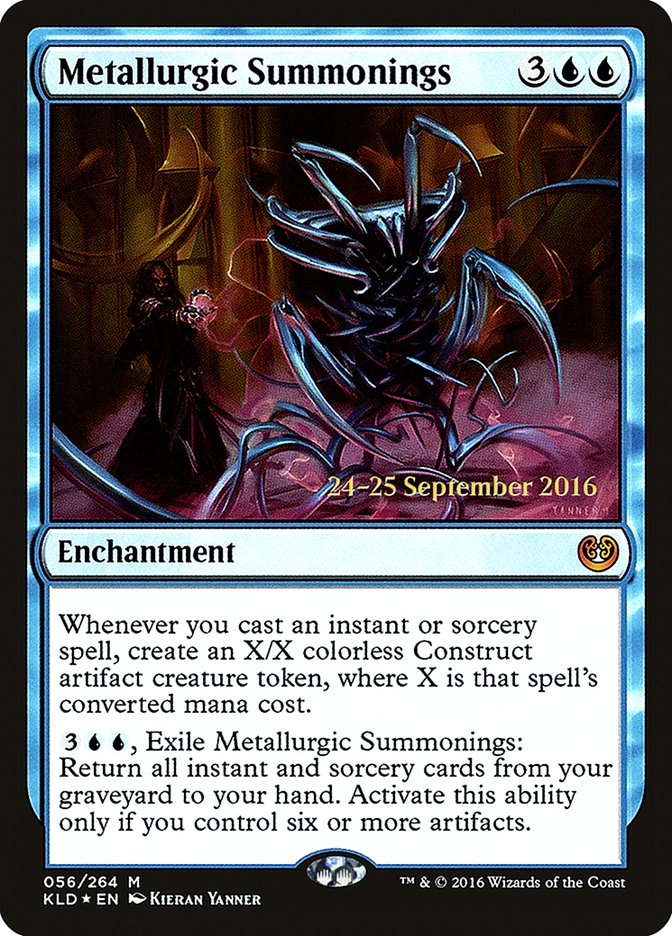 Metallurgic Summonings  [Kaladesh Prerelease Promos] | Card Citadel