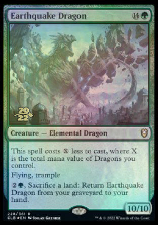 Earthquake Dragon [Commander Legends: Battle for Baldur's Gate Prerelease Promos] | Card Citadel