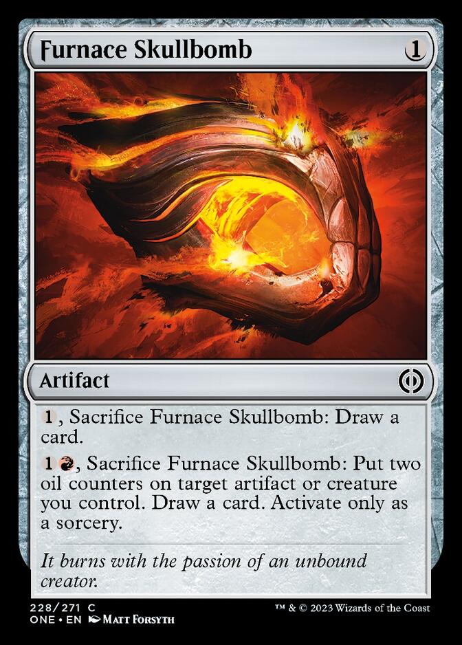 Furnace Skullbomb [Phyrexia: All Will Be One] | Card Citadel