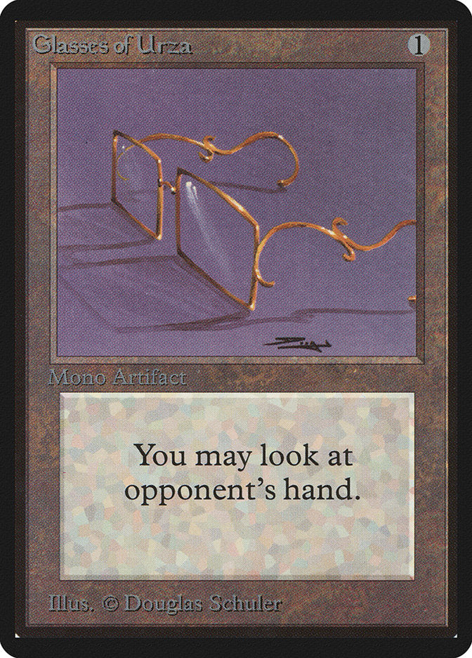 Glasses of Urza [Limited Edition Beta] | Card Citadel