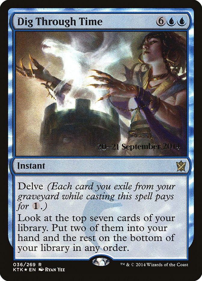 Dig Through Time [Khans of Tarkir Promos] | Card Citadel