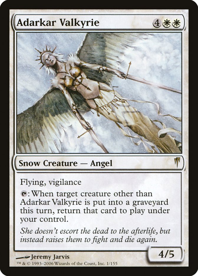 Adarkar Valkyrie [Coldsnap] | Card Citadel