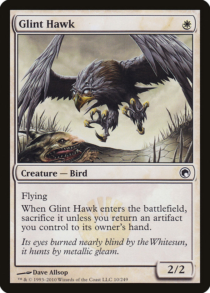 Glint Hawk [Scars of Mirrodin] | Card Citadel