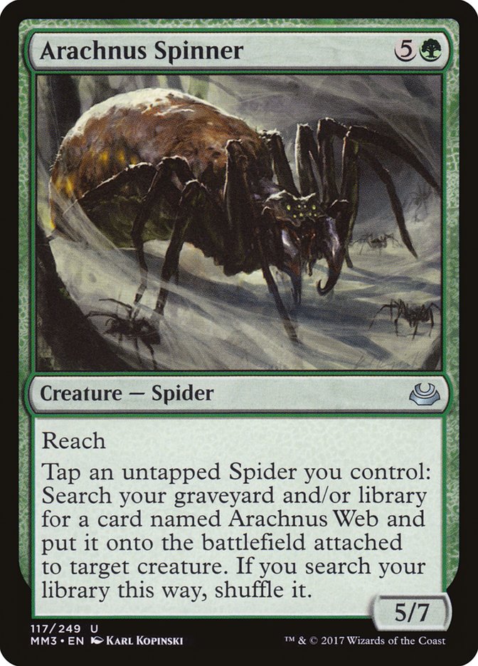 Arachnus Spinner [Modern Masters 2017] | Card Citadel