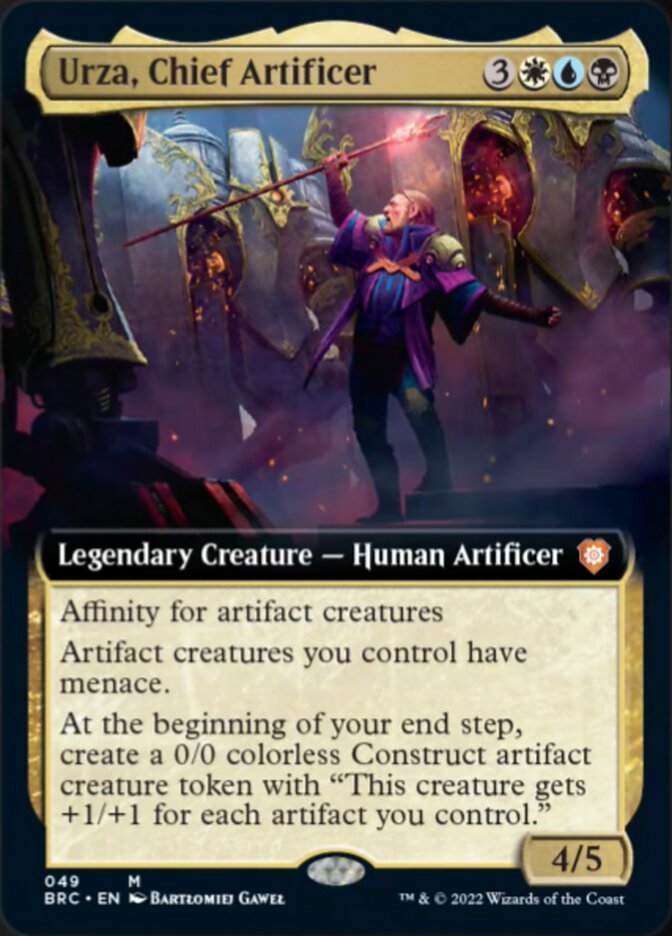 Urza, Chief Artificer (Extended Art) [The Brothers' War Commander] | Card Citadel