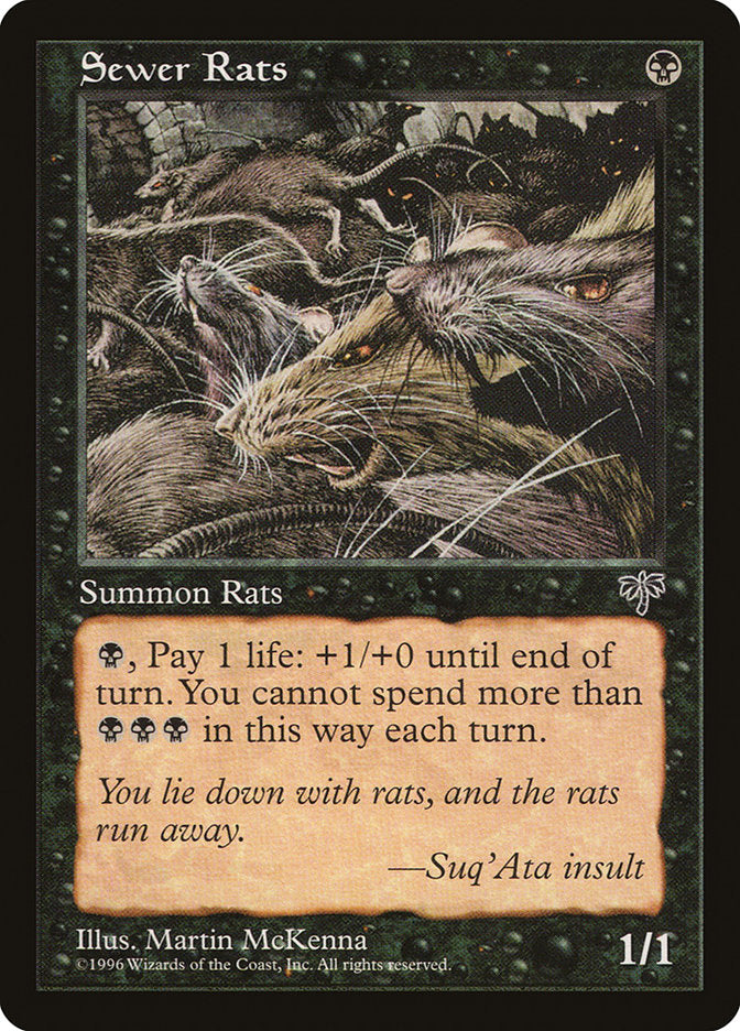 Sewer Rats [Mirage] | Card Citadel