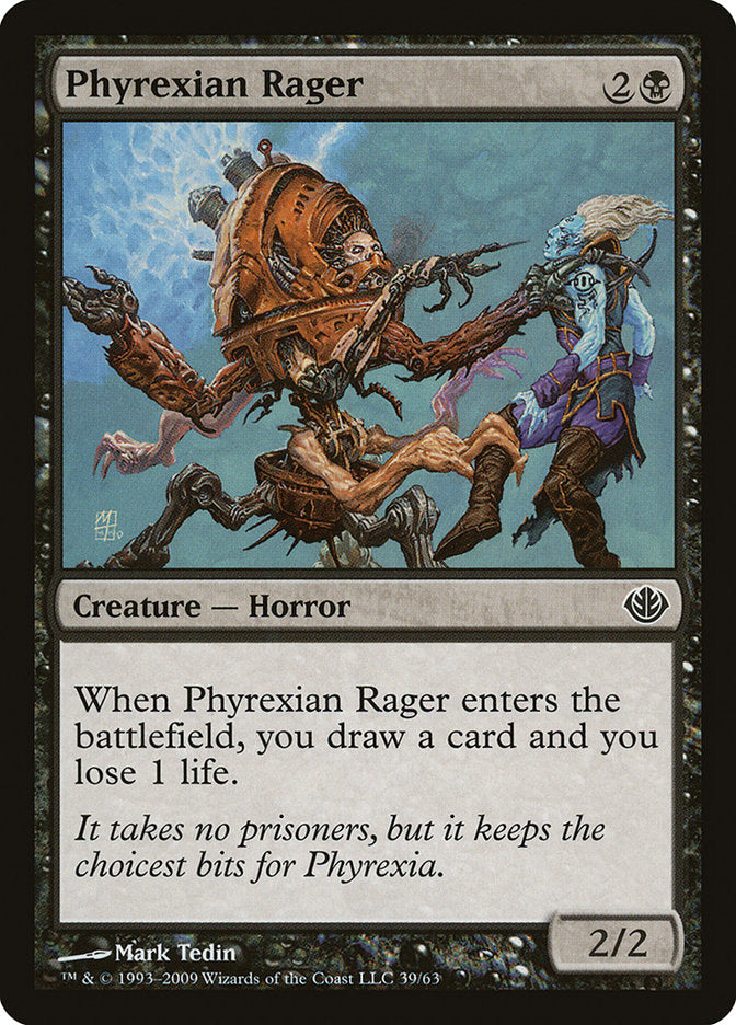 Phyrexian Rager [Duel Decks: Garruk vs. Liliana] | Card Citadel