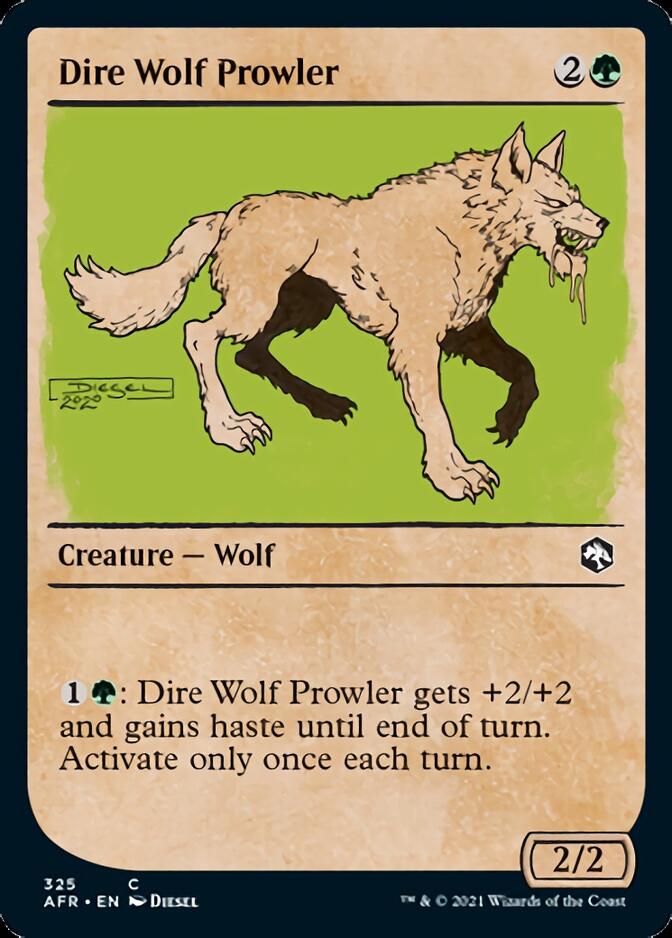 Dire Wolf Prowler (Showcase) [Dungeons & Dragons: Adventures in the Forgotten Realms] | Card Citadel