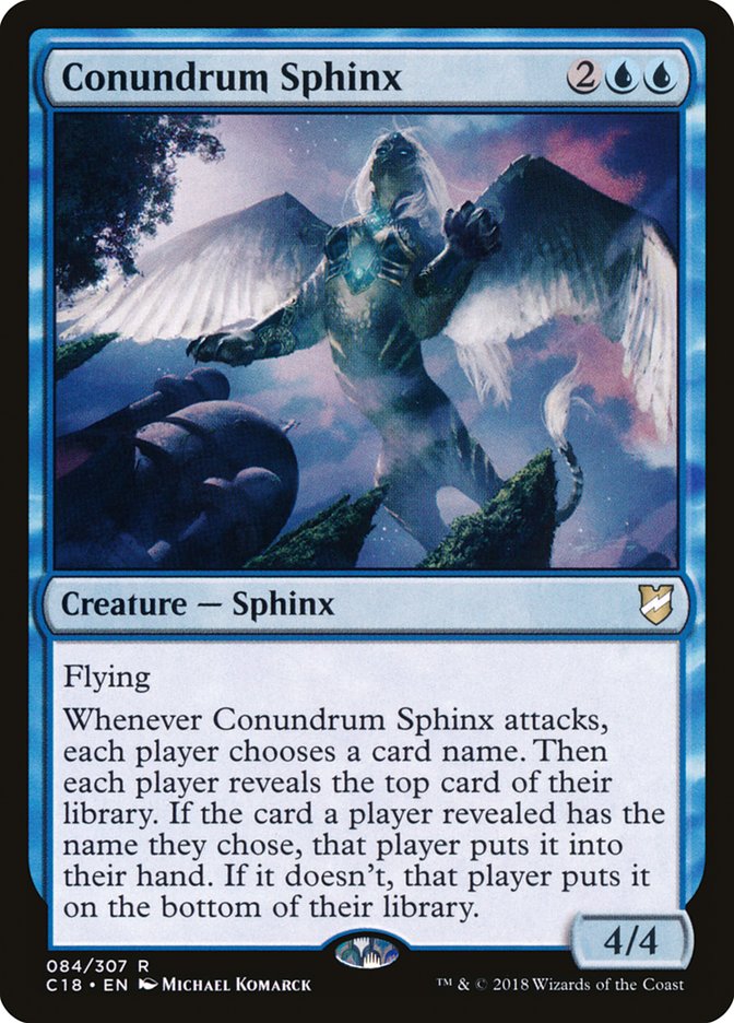 Conundrum Sphinx [Commander 2018] | Card Citadel