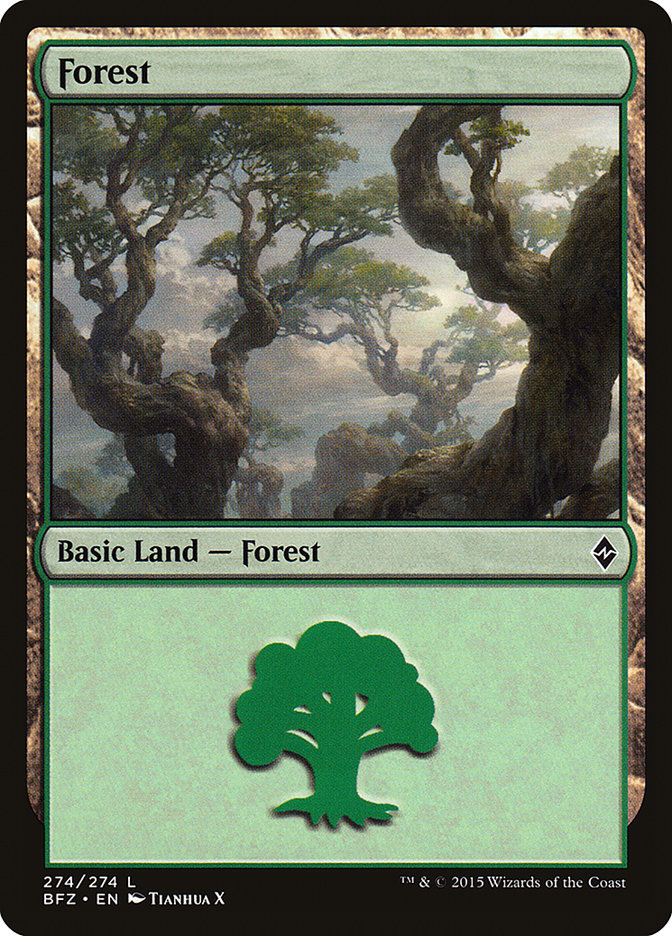 Forest [Battle for Zendikar] | Card Citadel