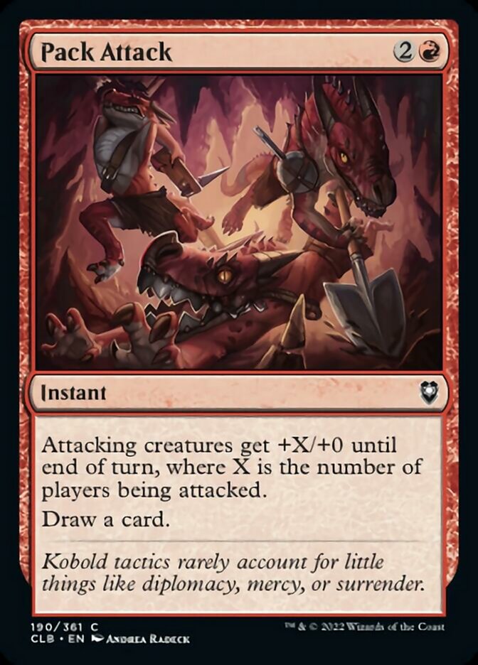 Pack Attack [Commander Legends: Battle for Baldur's Gate] | Card Citadel